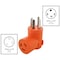 Ac Works Plug Adapter, L6-30R, 14-30P, L6-30P, 0 ft., Orange AD1430L630 - alternate 4